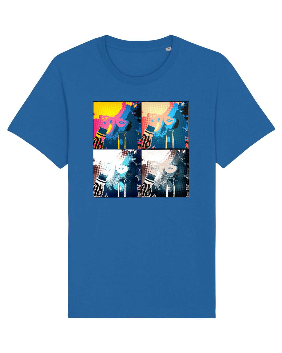 Tricou mânecă scurtă Unisex Rocker Royal Blue