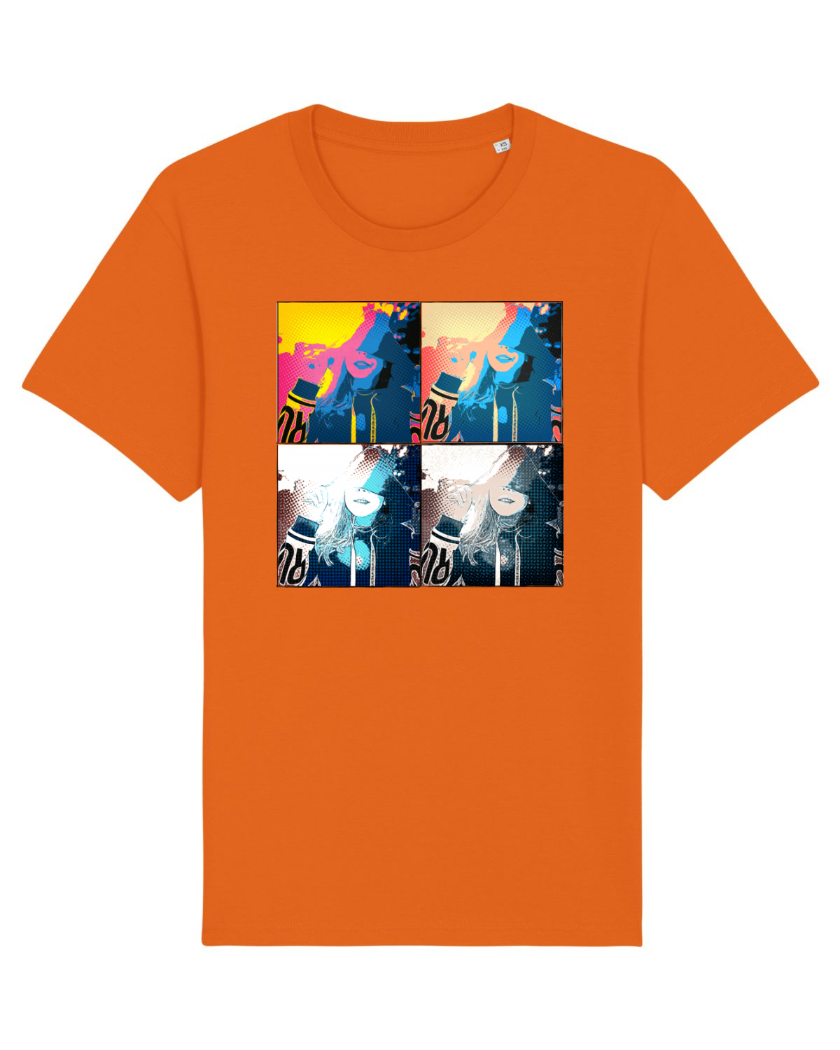 Tricou mânecă scurtă Unisex Rocker Bright Orange
