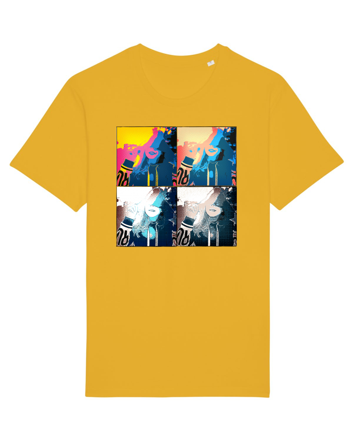Tricou mânecă scurtă Unisex Rocker Spectra Yellow