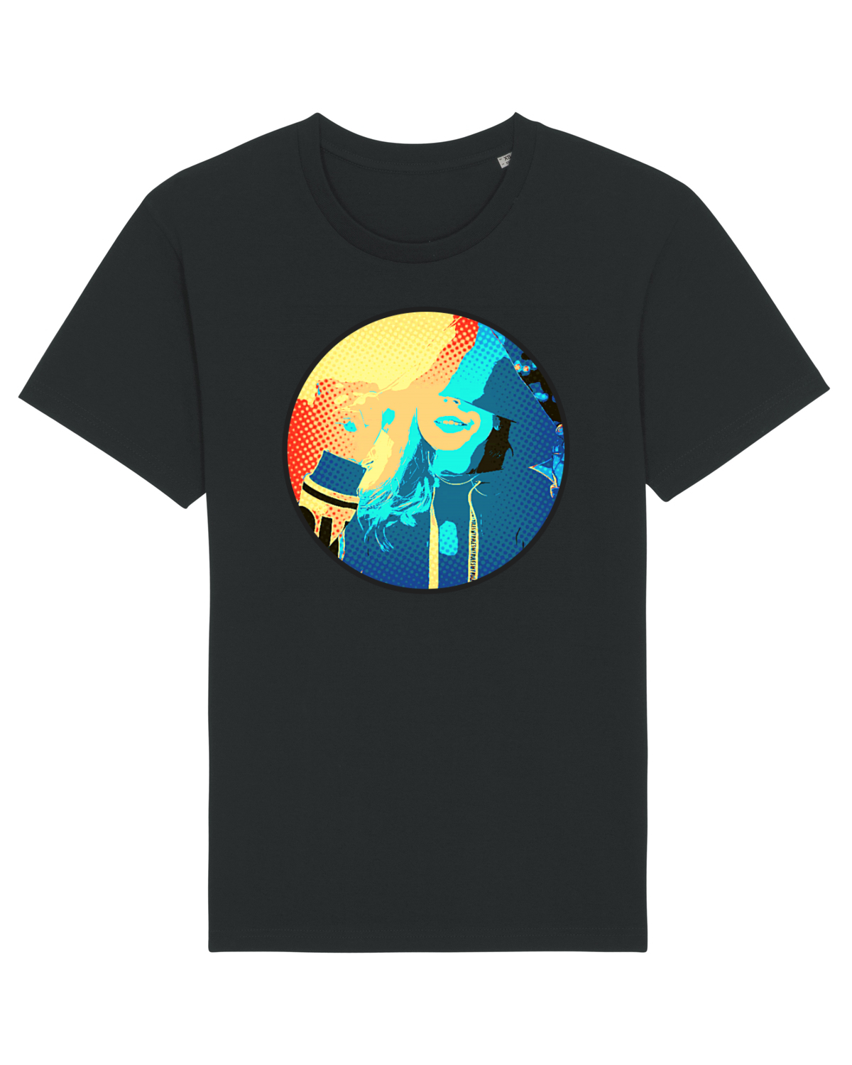 Tricou mânecă scurtă Unisex Rocker Black
