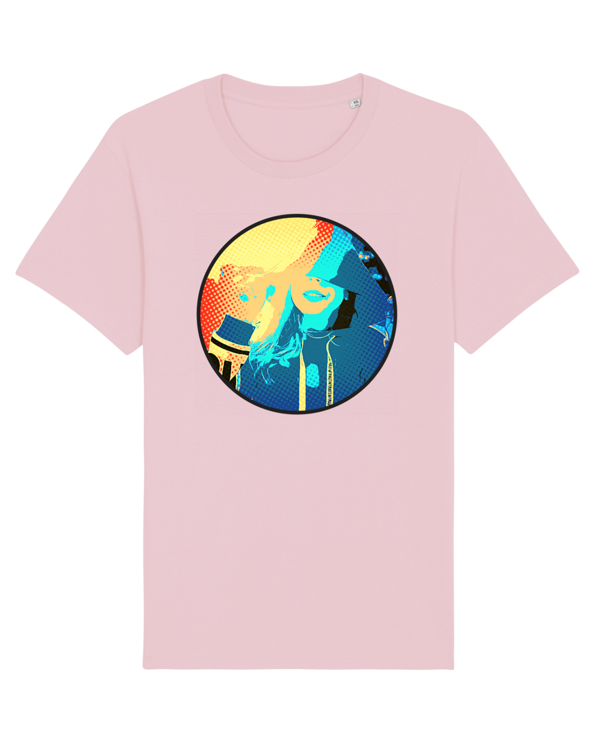 Tricou mânecă scurtă Unisex Rocker Cotton Pink
