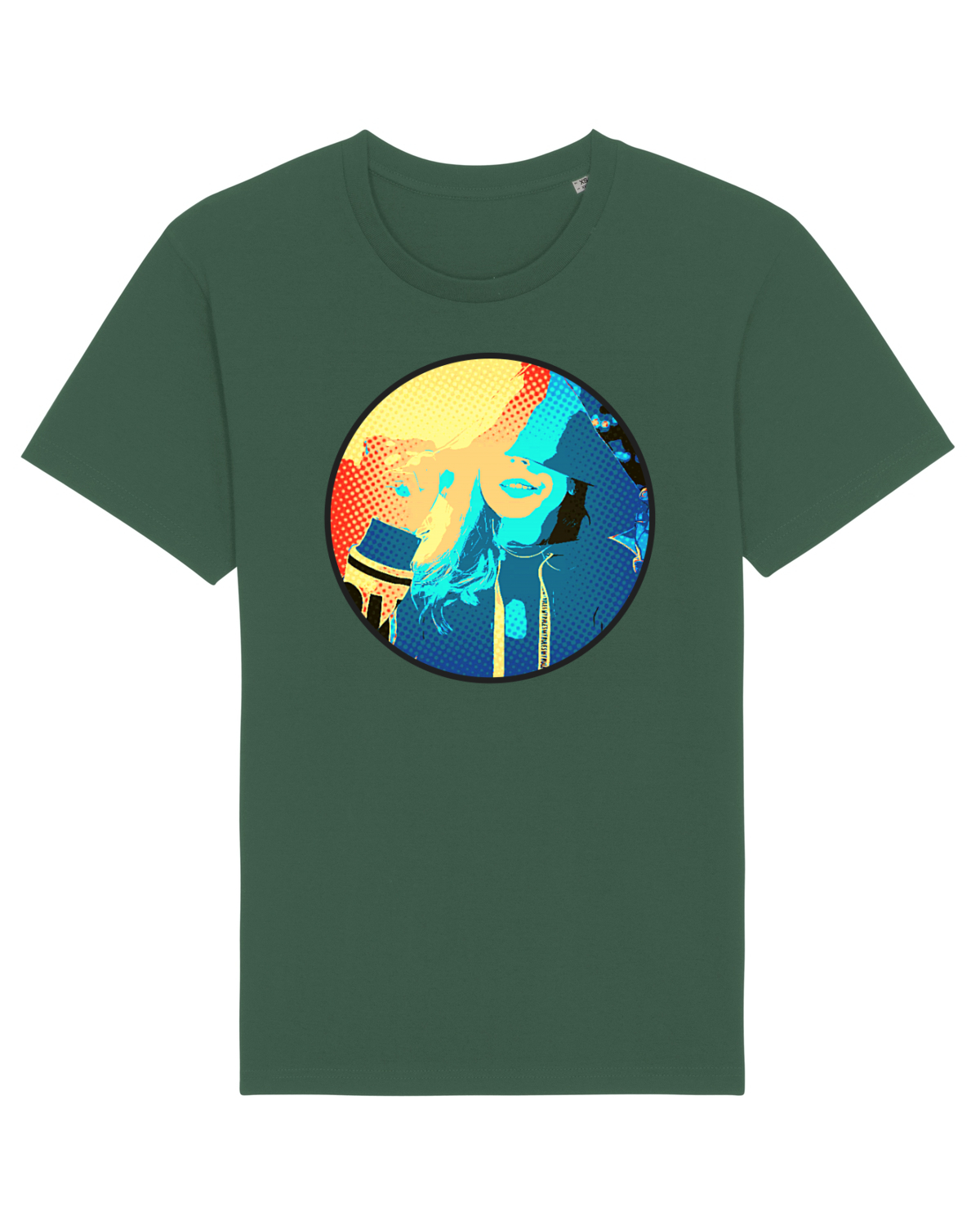 Tricou mânecă scurtă Unisex Rocker Bottle Green