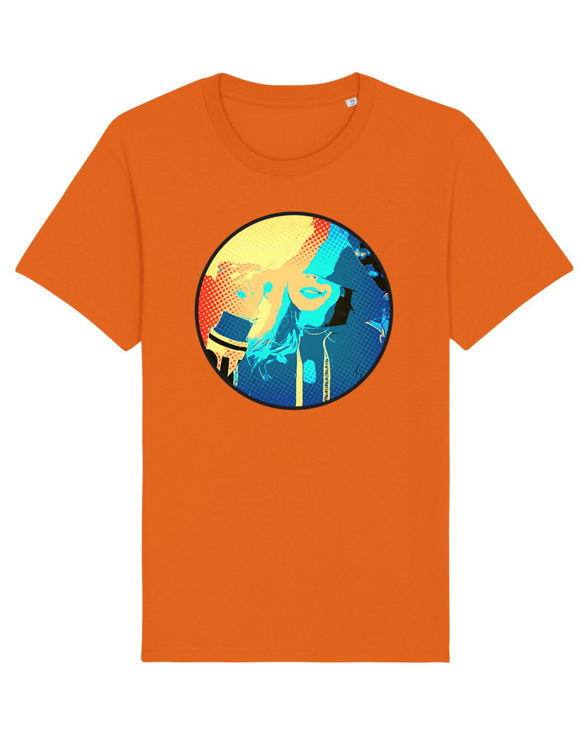 Tricou mânecă scurtă Unisex Rocker Bright Orange