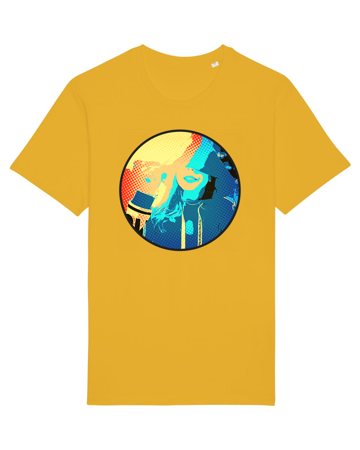 Tricou mânecă scurtă Unisex Rocker Spectra Yellow