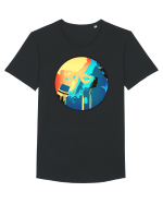 Cool Girl Tricou mânecă scurtă guler larg Bărbat Skater