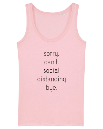 Social Distance Bye Cotton Pink
