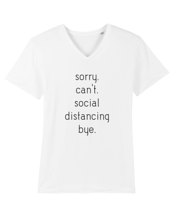 Social Distance Bye White