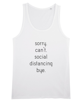 Social Distance Bye White