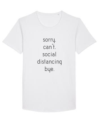 Social Distance Bye White