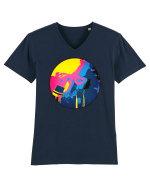 Cool Girl Tricou mânecă scurtă guler V Bărbat Presenter