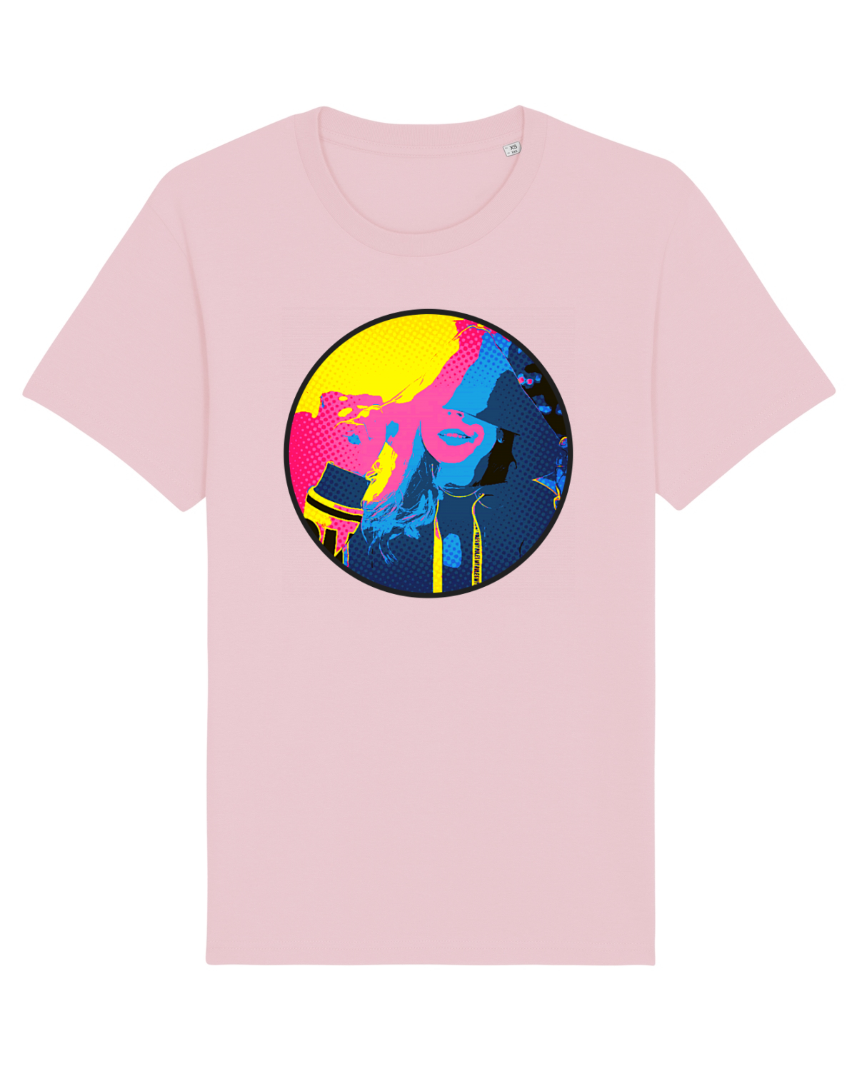 Tricou mânecă scurtă Unisex Rocker Cotton Pink