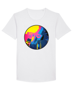 Cool Girl Tricou mânecă scurtă guler larg Bărbat Skater