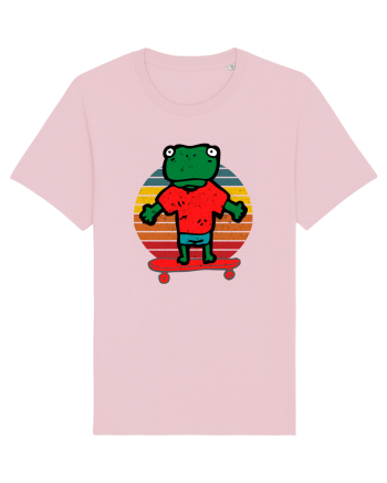 Broasca Pe Skateboard Cotton Pink