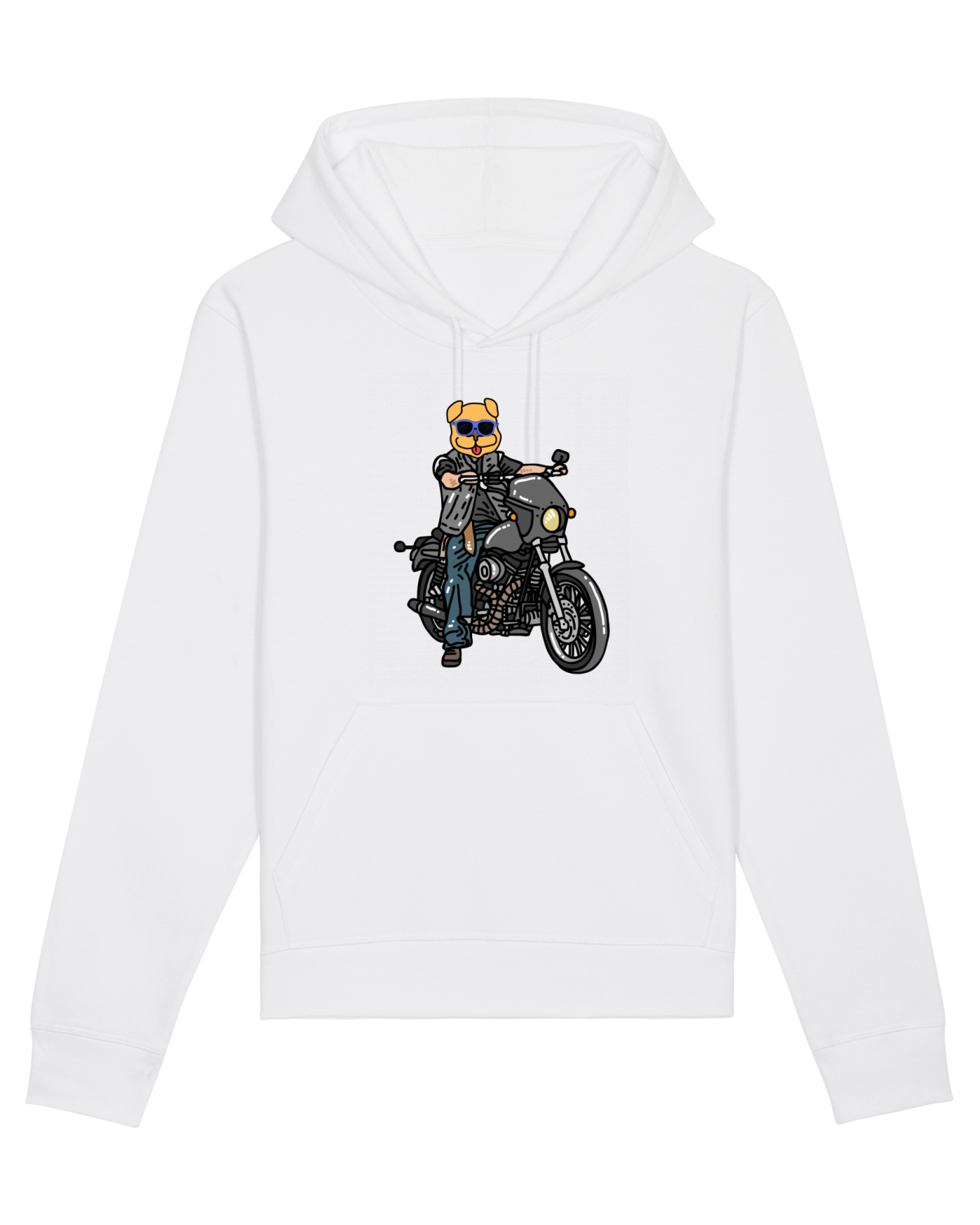 Hanorac Unisex Drummer White