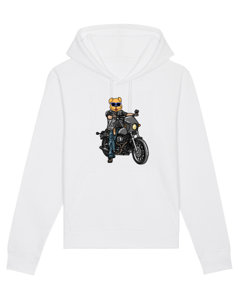 Amuzant Pentru Motociclisti Si Iubitori De Caini White