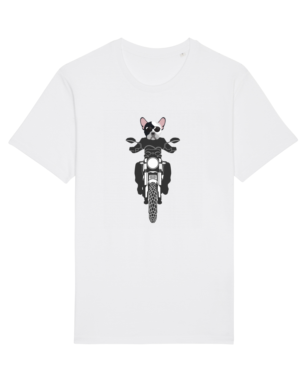 Tricou mânecă scurtă Unisex Rocker White