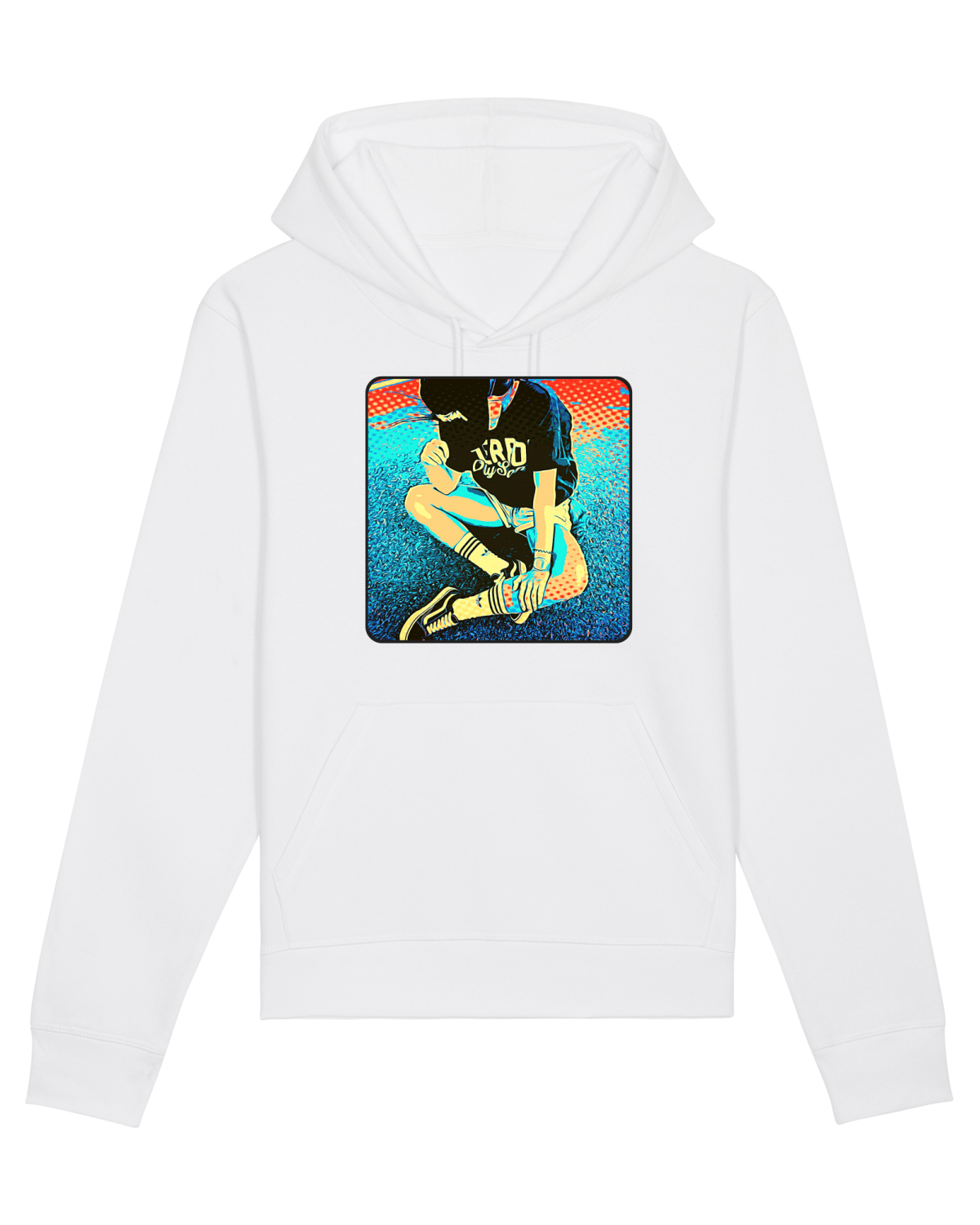 Hanorac Unisex Drummer White