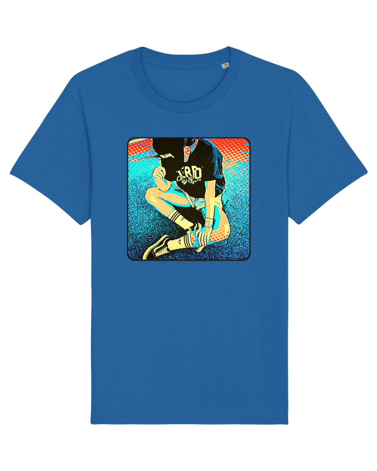Tricou mânecă scurtă Unisex Rocker Royal Blue