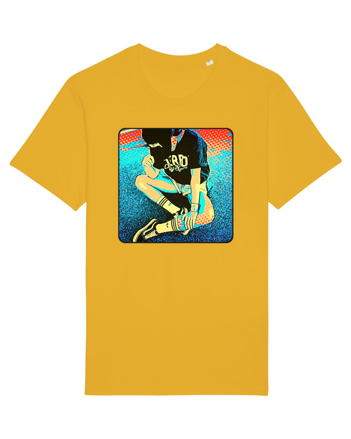 Tricou mânecă scurtă Unisex Rocker Spectra Yellow