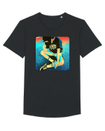 Cool Girl Tricou mânecă scurtă guler larg Bărbat Skater