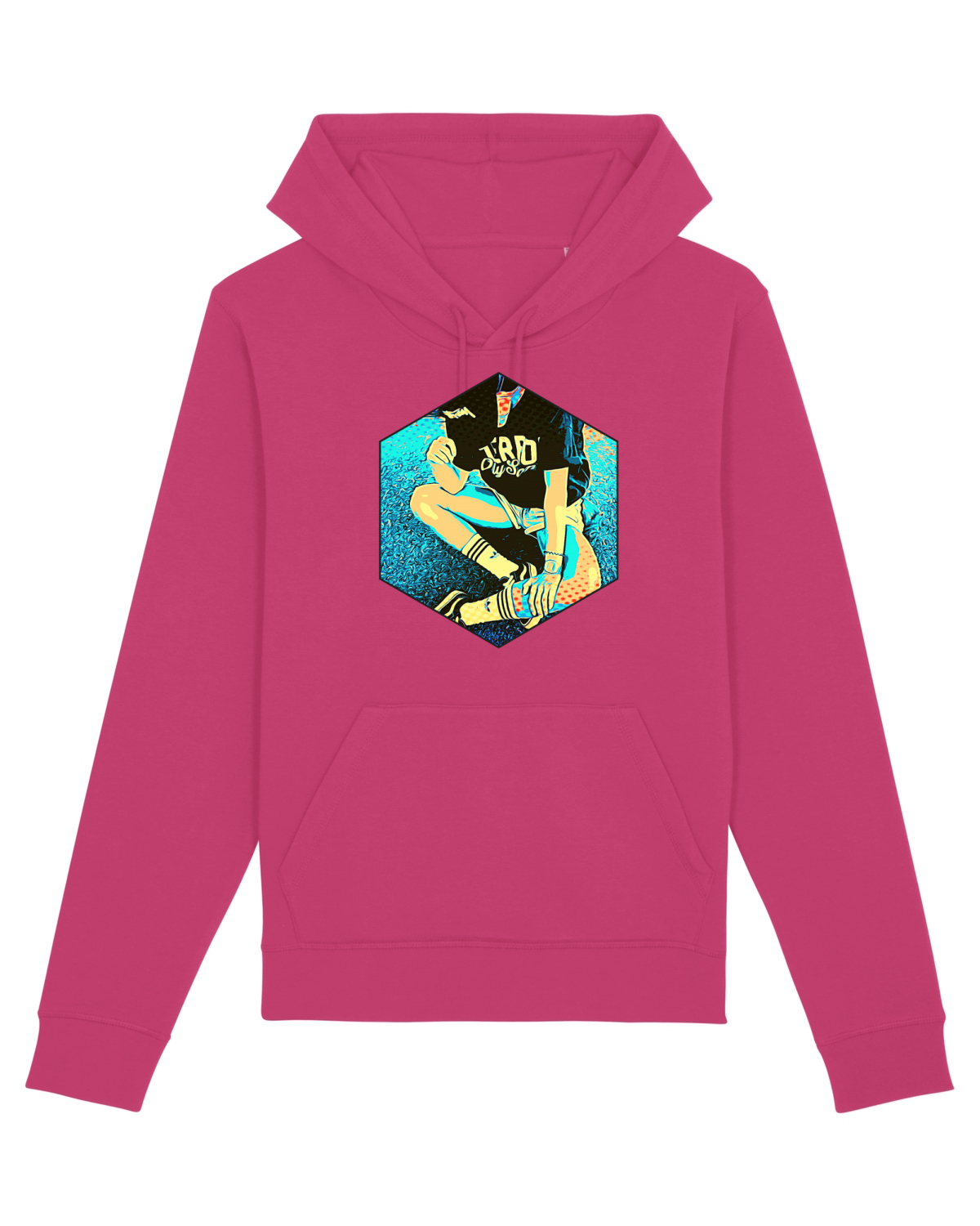 Hanorac Unisex Drummer Raspberry