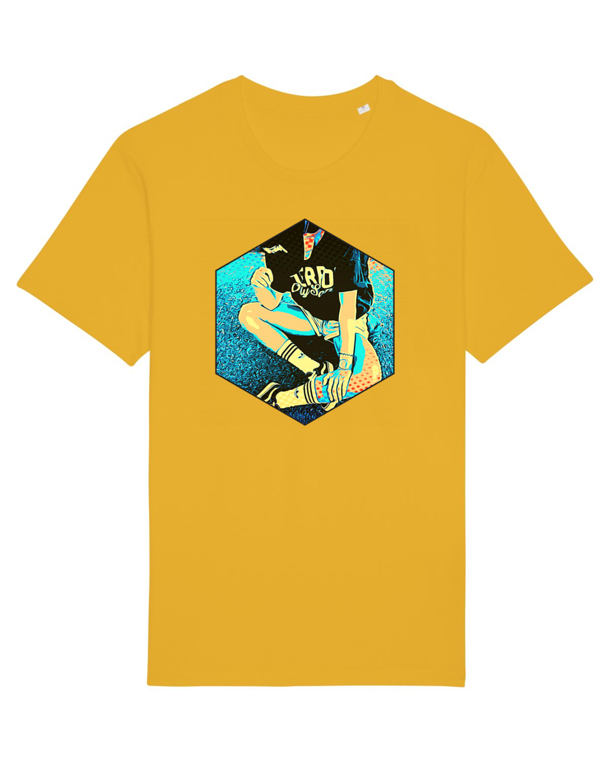Tricou mânecă scurtă Unisex Rocker Spectra Yellow