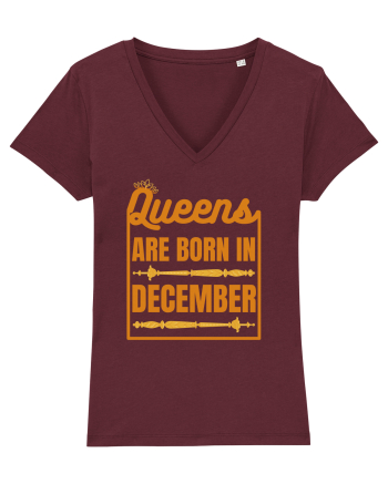 Queens Are Born In December  Burgundy