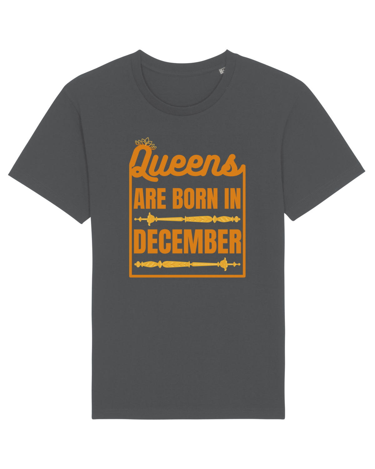 Tricou mânecă scurtă Unisex Rocker Anthracite
