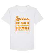 Queens Are Born In December  Tricou mânecă scurtă guler larg Bărbat Skater