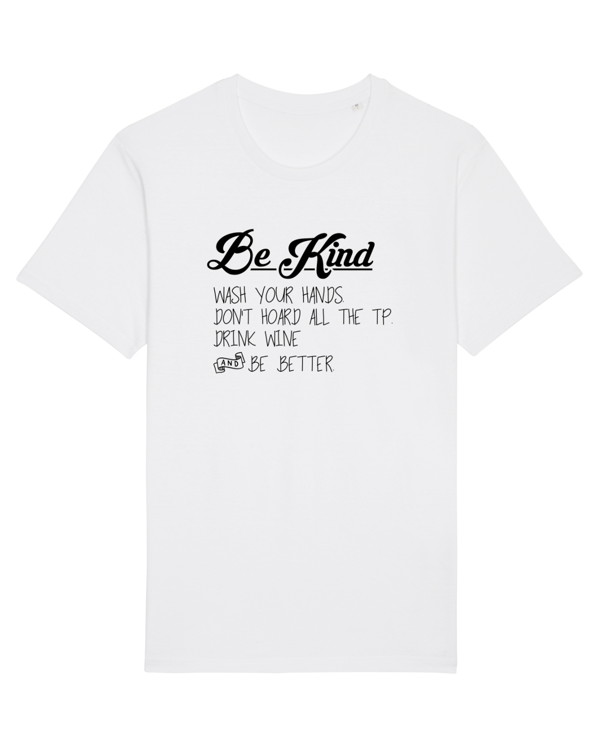 Tricou mânecă scurtă Unisex Rocker White