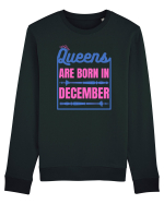 Queens Are Born In December  Bluză mânecă lungă Unisex Rise