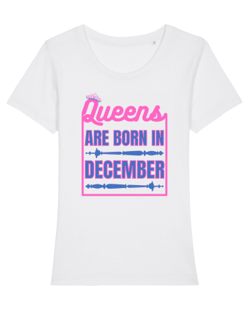 Queens Are Born In December  White