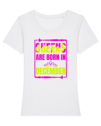 Queens Are Born In December  White