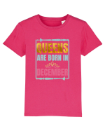 Queens Are Born In December  Tricou mânecă scurtă  Copii Mini Creator