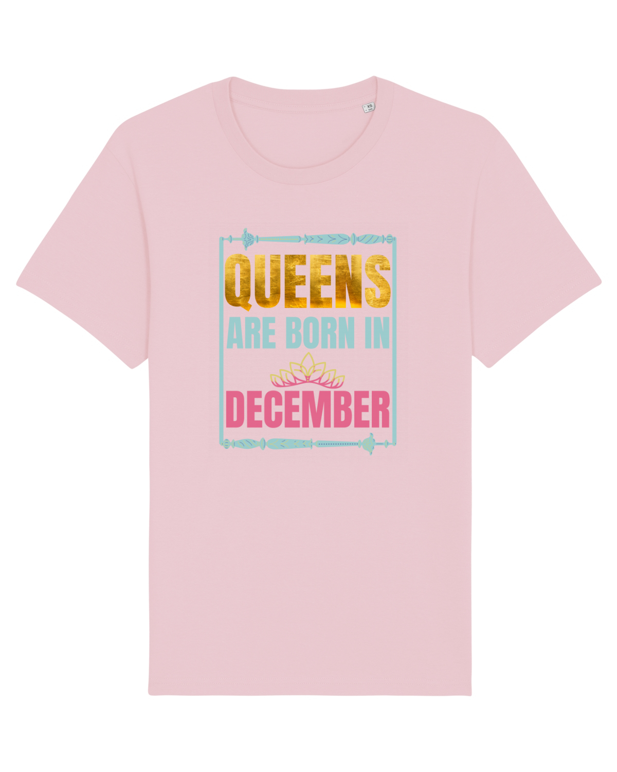 Tricou mânecă scurtă Unisex Rocker Cotton Pink