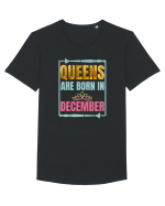 Queens Are Born In December  Tricou mânecă scurtă guler larg Bărbat Skater
