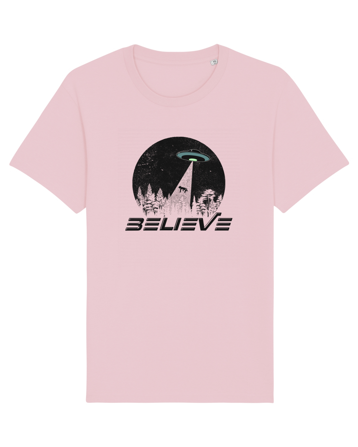 Tricou mânecă scurtă Unisex Rocker Cotton Pink