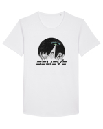 Believe Tricou mânecă scurtă guler larg Bărbat Skater