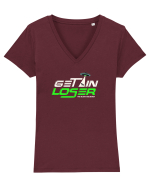 Get in loser Tricou mânecă scurtă guler V Damă Evoker