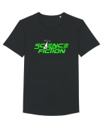 Science Fiction Tricou mânecă scurtă guler larg Bărbat Skater
