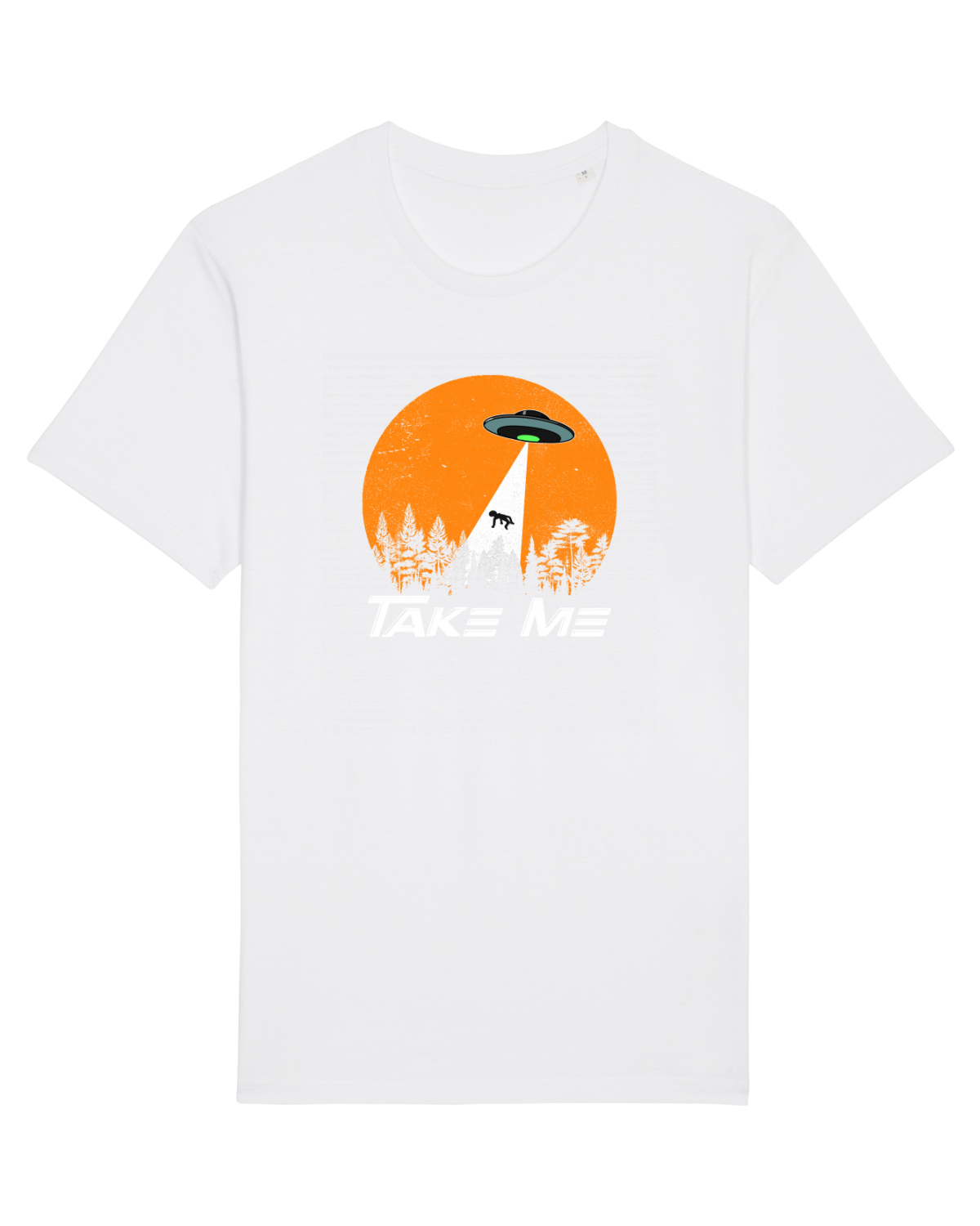 Tricou mânecă scurtă Unisex Rocker White