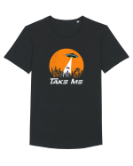 Take Me Tricou mânecă scurtă guler larg Bărbat Skater