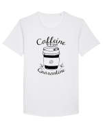 Caffeine Quarantine Tricou mânecă scurtă guler larg Bărbat Skater