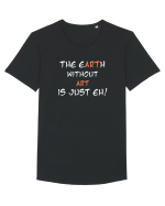 ART Tricou mânecă scurtă guler larg Bărbat Skater