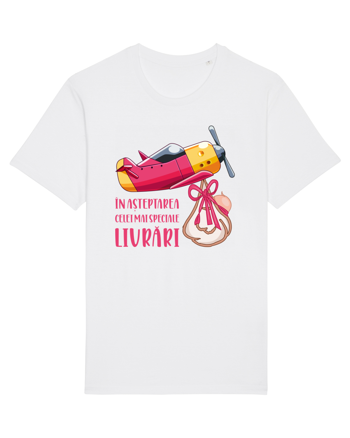 Tricou mânecă scurtă Unisex Rocker White