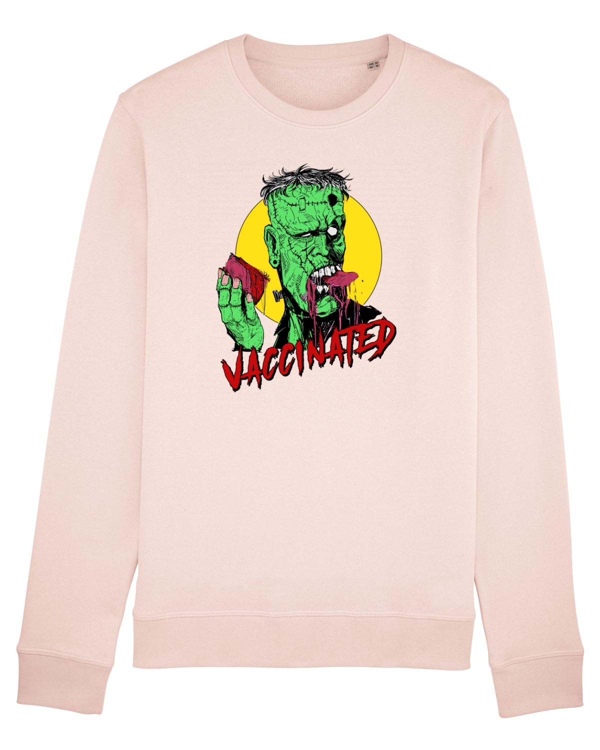 Bluză mânecă lungă Unisex Rise Candy Pink