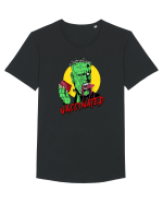 Zombie Vacciant Tricou mânecă scurtă guler larg Bărbat Skater