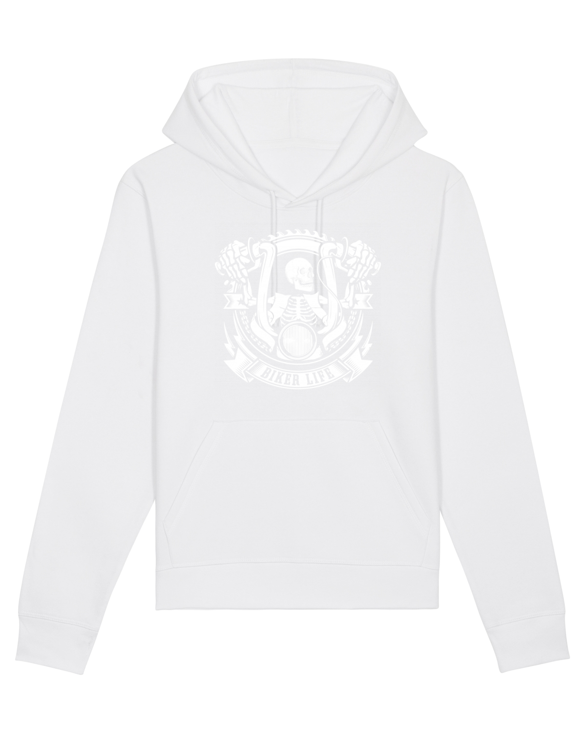 Hanorac Unisex Drummer White