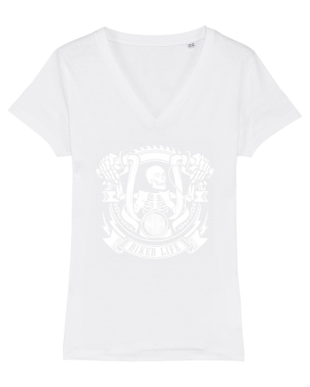 Biker Life White