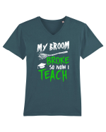 Now I teach Tricou mânecă scurtă guler V Bărbat Presenter